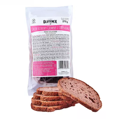 Glutenex Chleb vitalny ciemny z ziarnami bezglutenowy 270 g