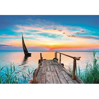 Puzzle 500 el. Collection Peaceful wind Clementoni