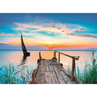 Puzzle 500 el. Collection Peaceful wind Clementoni