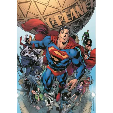 Puzzle 1000 el. Compact DC Superman Clementoni