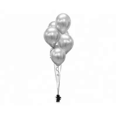 Godan Balony Beauty&Charm platynowe srebrne 30cm