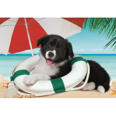 Puzzle 104 el. SuperColor. Sunny Beach Clementoni