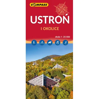 Ustro� i okolice, Brenna mapa skala 1 : 25 000