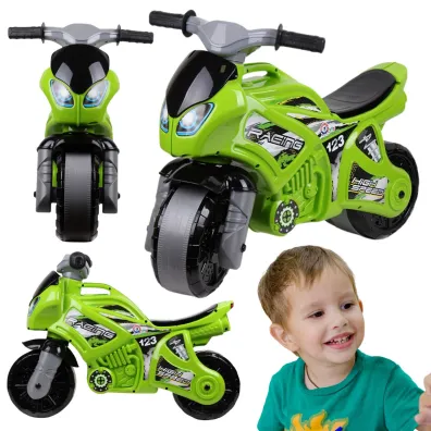 Motocykl zielony Technok