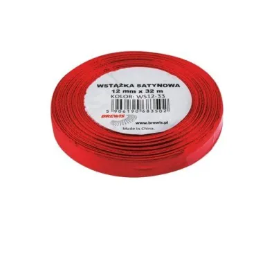 Brewis Wst��ka satynowa bordowa 12mm x 32m
