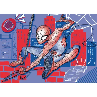 Puzzle pod�ogowe 24 el. Spiderman Ravensburger