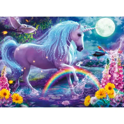 Puzzle 100 el. XXL Brokatowy jednoro�ec Ravensburger