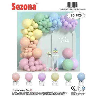 Zestaw balon�w. 90 sztuk