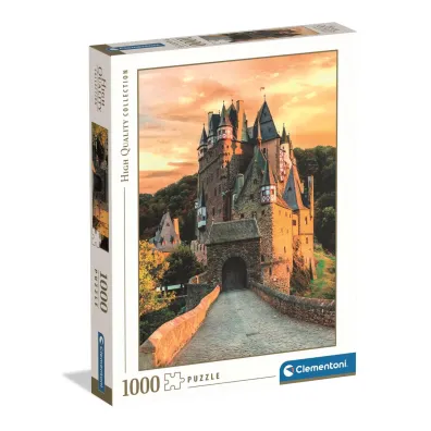 Puzzle 1000 Golden Hour at Eltz Castle Clementoni