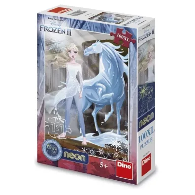 Puzzle XL 100 Kraina Lodu wiecce w ciemnoci Dino Toys