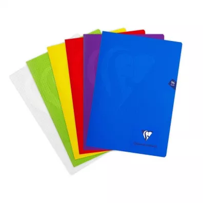 Clairefontaine Zeszyt A4/48K kratka PP Mimesys mix (10szt)