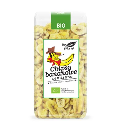 Bio Planet Chipsy bananowe s�odzone 150 g Bio