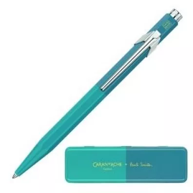 Carandache D�ugopis Paul Smith Edycja 4, M Cyan/Steel