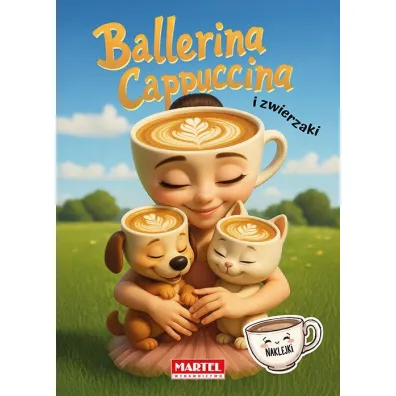 Ballerina Cappuccina i zwierzaki. Kolorowanka z naklejkami - Agata Niemirska