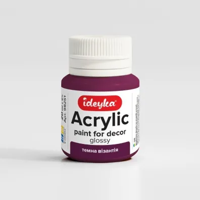 Ideyka Farba akrylowa Ciemne Bizancjum 20ml