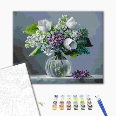 Brushme Malowanie po numerach - Wiosenna Rado�� 40x50cm