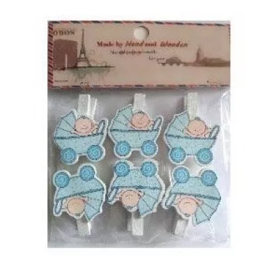 Galeria Hobby Klamerki ozdobne niemowl�ce 6 szt.
