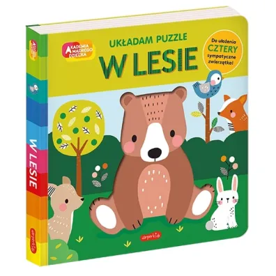 W lesie. Akademia m�drego dziecka. Uk�adam puzzle
