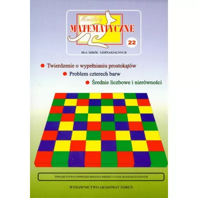 Miniatury matematyczne 22 Twierdzenie... - Maria Ciszewska-Nowak, Zbigniew Bobi�ski, Jarek Pawe�