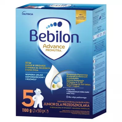 Bebilon 5 Pronutra-Advance Od�ywcza formu�a na bazie mleka dla przedszkolaka 1100 g