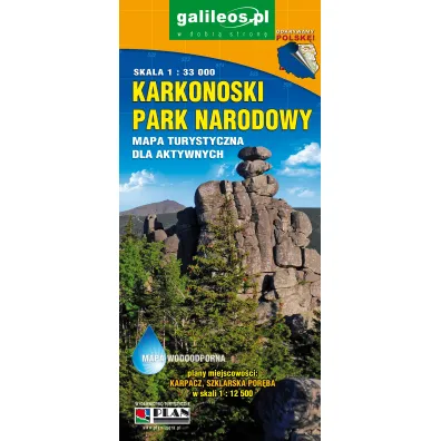 Karkonoski Park Narodowy mapa turytstyczna dla aktywnych 1:33000/Galileo/