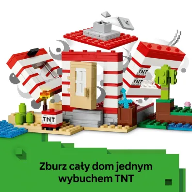 LEGO Minecraft Dom TNT w d�ungli 21275