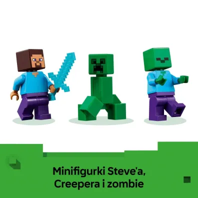LEGO Minecraft Dom TNT w d�ungli 21275