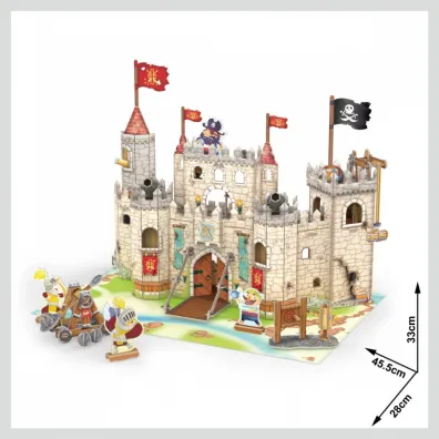 Puzzle 183 el. 3D Zamek pirat�w Cubic Fun