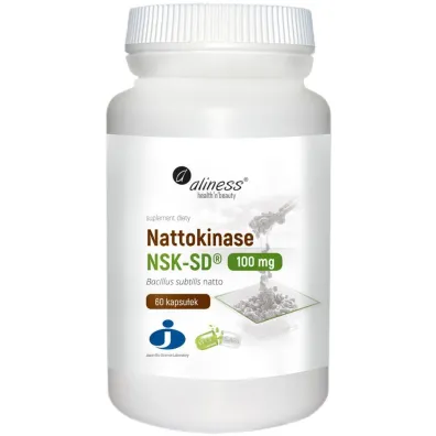 Aliness Nattokinase NSK-SD® 100 mg suplement diety 60 kaps.