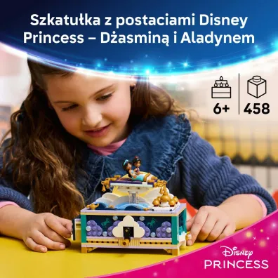 LEGO Disney Princess Szkatu�ka na bi�uteri� D�asminy 43295