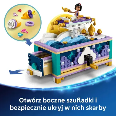 LEGO Disney Princess Szkatu�ka na bi�uteri� D�asminy 43295