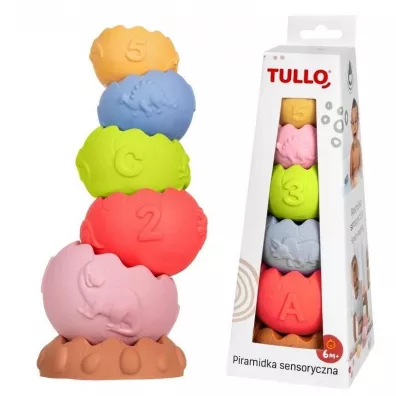 Piramida sensorycznadukacyjna edu bez dziurki Tullo