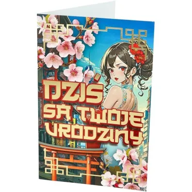Yeku Karnet Urodziny Manga
