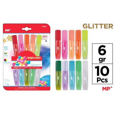 Mp Main Paper Klej brokatowy w p�ynie 10 x 6 g