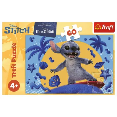 Puzzle 60 el. Dzie� ze Stitchem Trefl