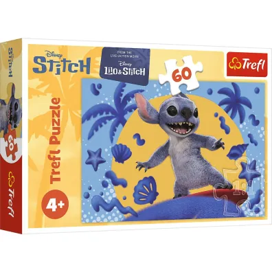 Puzzle 60 el. Dzie� ze Stitchem Trefl