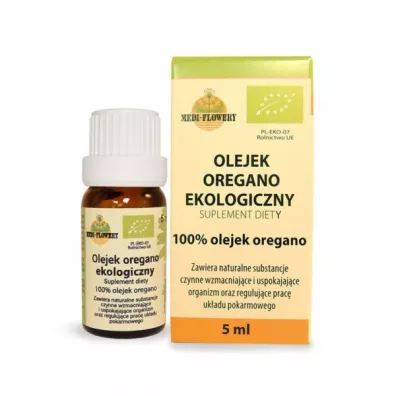 Medi-Flowery Olejek Oregano Suplement diety 5 ml Bio