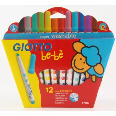 Giotto Flamastry grube Be Be 12 szt.