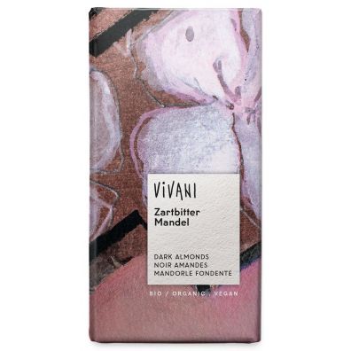 Vivani Czekolada gorzka z migdaami 100 g Bio