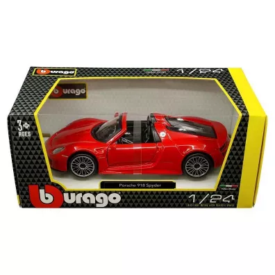 Porsche 918 Spyder red 1:24 BBURAGO