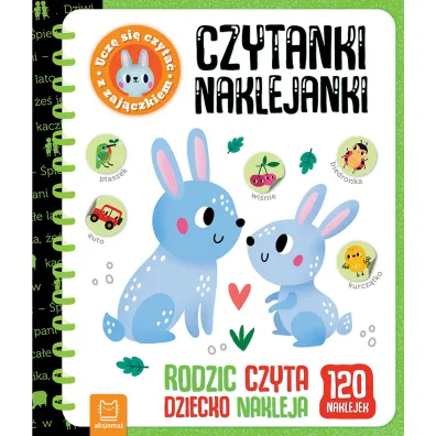 Czytanki naklejanki Ucz� si� czyta� z zaj�czkiem - Bogus�aw Michalec