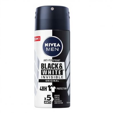 Nivea Antyperspirant spray Men Black&White Invisible Original 100 ml