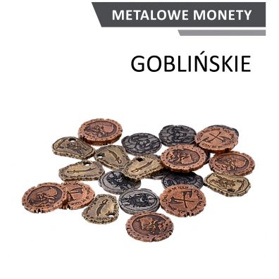 Drawlab Entertainment Metalowe monety. Gobliskie. Zestaw 24 monet