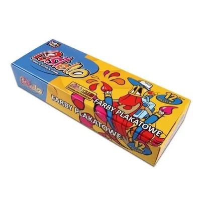 Pastello Farby plakatowe 20 ml x 12 kolor�w