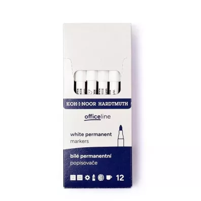 Koh-I-Noor Marker permanentny biay (12szt)