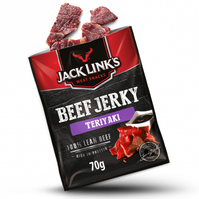 Jack Links Suszona wołowina protein Beef Jerky Teriyaki 70 g