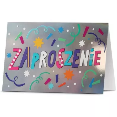 Pan Dragon Zaproszenie Uniwersalne 5 szt.
