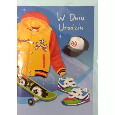 Panorama Karnet urodziny B6 Premium 19 + koperta
