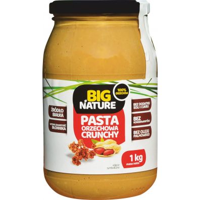 Big Nature Pasta orzechowa crunchy 1 kg