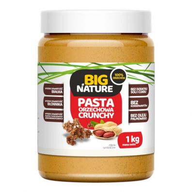 Big Nature Krem orzechowy crunchy 1 kg